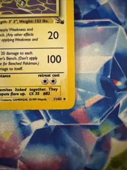 Magneton 11/62 Holo Rare Fossil Pokemon Card WOTC - Image 4
