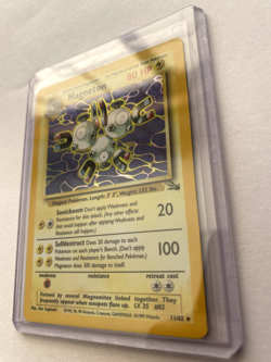 Magneton RARE MINT HOLO 11/62 Fossil WOTC 1999 Pokemon Card TCG - Image 3