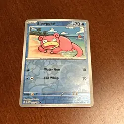 Slowpoke 018/131 Prismatic Evolutions Reverse Holo Pokemon TCG Card - Image 1