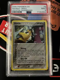 2006 POKEMON EX CRYSTAL GUARDIANS MAWILE #9/100 RARE HOLO FOIL PSA 9 P1 - Image 1