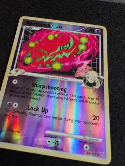 Spiritomb C Reverse Holo Pokemon TCG Supreme Victors 84/147 - Damaged - Image 3