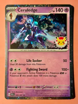 Ceruledge 040/091 Pokemon Day Stamped Black Star Promo Pokemon TCG - Image 2