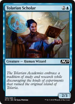x4 Tolarian Scholar - Core Set 2019 (M19) - NM - MTG - Image 1