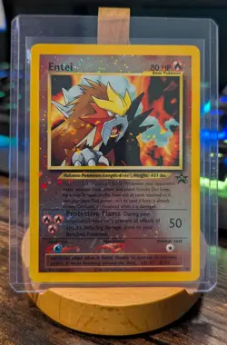 Pokemon Entei Black Star Promo Reverse Holo #34 LP/NM - Image 1
