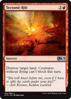 x4 Tectonic Rift - Core Set 2019 (M19) - NM - MTG - Image 1