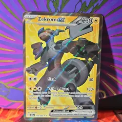 Pokemon TCG Zekrom ex 158/086 Sv: Black Bolt Ultra Rare Holo 230 HP Basic - Image 1