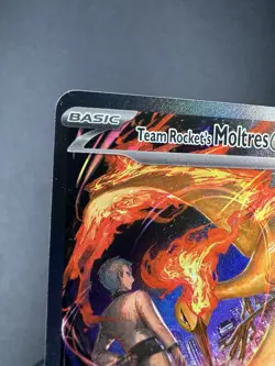 Pokemon TCG Team Rockets Moltres EX Destined Rivals Card 229/182 SIR Stamped - Image 4