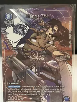 Union Arena Attack On Titan Hange Zoe U* UE10BTT/AOT-1-003 U* English NM - Image 1