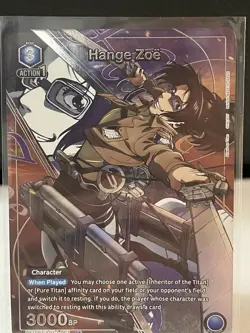 Union Arena Attack On Titan Hange Zoe U* UE10BTT/AOT-1-003 U* English NM - Image 2