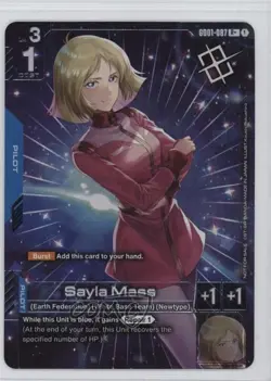 2025-Current Gundam Card Game Promos R+ Sayla Mass #GD01-087 - Image 1