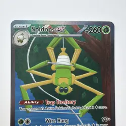 Spidops EX 243/198 SV01 Scarlet & Violet Holo Special Illustration Rare Card NM - Image 3