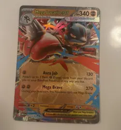 Mega Lucario ex 77/132 Mega Evolutions - Double Rare Pokemon Card - NM/Mint - Image 1