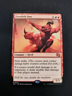 MTG Fiendish Duo 0545 Foundations Jumpstart NM - Image 1
