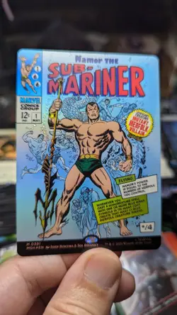 1x Namor The Sub Mariner #391 FOIL NM Marvel Borderless Comic Card MTG Magic - Image 1