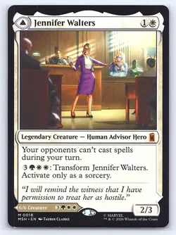 Jennifer Walters 18 Mythic Marvel Super Heroes Magic: The Gathering Near Mint - Image 1