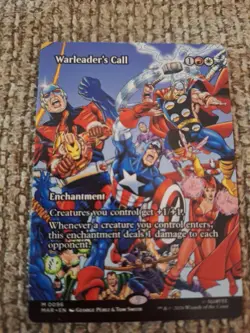 Warleader's Call Borderless Marvel Super Heroes Mtg Nm 0096 - Image 1