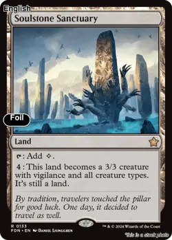 Soulstone Sanctuary EN [FDN - 133] - NM [Foil] TCG MTG - Image 1