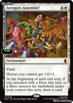 (Preorder) Avengers Assemble! EN [MSH - 6] - NM [Foil] TCG MTG - Image 1