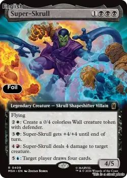 (Preorder) Super-Skrull (Extended Art) EN [MSH - 409] - NM [Foil] TCG MTG - Image 1