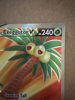 Pokemon TCG Alolan Exeggutor v Full Art Holo Ultra Rare Card Pokemon Go 071/078 - Image 5