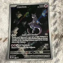 Pokemon TCG Mewtwo 052 Promo Cards Holo Promo English 2023 130 HP Basic - Image 1