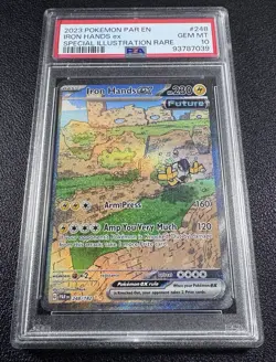 Pokemon Iron Hands ex Special Illustration Rare SIR 248/182 PSA 10 GEM MINT - Image 3