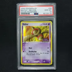 2006 Pokemon BALTOY 59/110 [Reverse Holo] [EX Holon Phantoms] Gem Mint PSA 10 💎 - Image 2