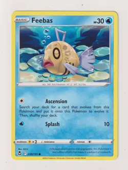 Feebas - Pokemon 2022 - Silver Tempest - 039 / 195 - NM - Image 1