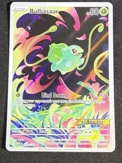 Pokemon TCG Bulbasaur IR 133/132 Mega Evolutions Stamped - Image 1