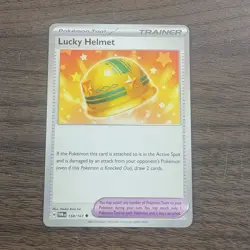 Pokemon TCG Lucky Helmet Twilight Masquerade 158/167 Regular Uncommon Playset - Image 1