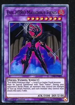 Evil HERO Malicious Fiend - LDS3-EN032 - Common - 1st Edition - Yugioh - Image 1
