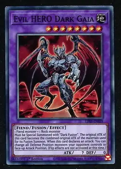 Evil HERO Dark Gaia - LDS3-EN029 - Common - 1st Edition - Yugioh - Image 1