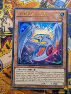 Stardust Wurm MP24-EN229 Ultra Rare 1st Edition YuGiOh TCG Card - Image 1