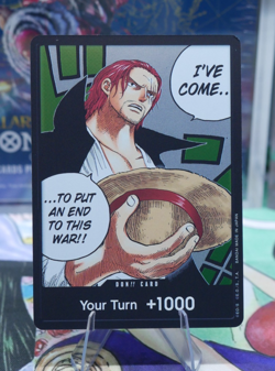 Shanks Don Your Turn Paramount War English One Piece Card OP02 - Image 1