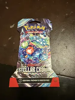 Pokemon Stellar Crown Sleeved Booster Pack New Sealed - Image 1