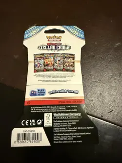 Pokemon Stellar Crown Sleeved Booster Pack New Sealed - Image 2