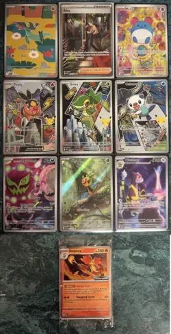 POKEMON FIRST PARTNER GEN 5 IR PROMO SET SIR SPECIAL ILLUSTRATION RARE CARD LOT - Image 1