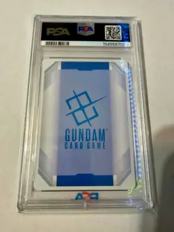 2025 Gundam Card Game Unforeseen Incident Winner 014 PSA 9 POP 2 - Image 2