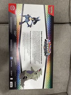Pokemon TCG Prismatic Evolutions Lucario Ex + Tyranitar Ex Premium Collection - Image 2