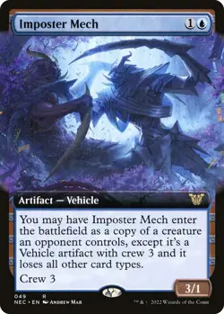 Imposter Mech (Extended Art) Commander: Kamigawa: Neon Dynasty NM MTG Non-Foil - Image 1