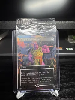 MTG Swords to Plowshares PSA Magazine Promo Marvel Thanos IN HAND - Image 2