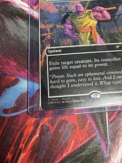 MTG Swords to Plowshares PSA Magazine Promo Marvel Thanos IN HAND - Image 3
