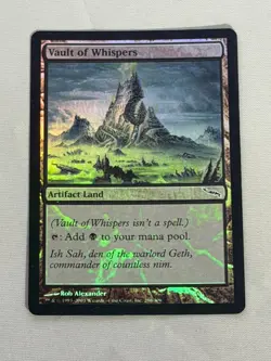 MTG FOIL Vault of Whispers Mirrodin Magic the Gathering - Image 1