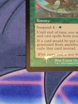 C4455 MAGIC MTG MODERN HORIZONS 2 RETRO GAEA'S WILL #412 NM RARE FOIL - Image 4