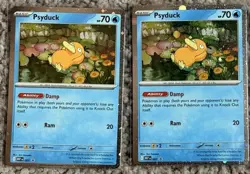 Psyduck 007 Cosmos Holo Mega Evolutions Pokemon (Lot Of 2) SEE DESCRIPTION NM - Image 1
