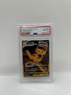 2022 Pokemon SWSH Lost Origin Mew VMAX F/A Secret #TG30 PSA 10 GEM MT TG30/TG30 - Image 1