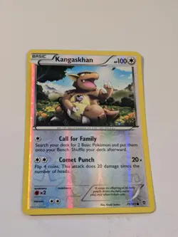 Kangaskhan 71/101 Common Plasma Blast Pokemon Reverse Holo Near Mint - Image 1