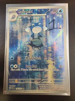 Poliwhirl 176/165 Illustration Rare Pokemon TCG Scarlet & Violet 151 - Image 1