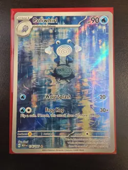 Poliwhirl 176/165 Illustration Rare Pokemon TCG Scarlet & Violet 151 - Image 2