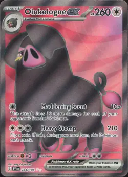 Oinkologne ex 234/198 Ultra Rare Scarlet & Violet Pokemon Near Mint - Image 1